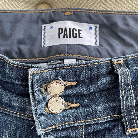 Paige Denim Hidden Hills Stream Bootleg Crop 28 - Picture 5 of 12